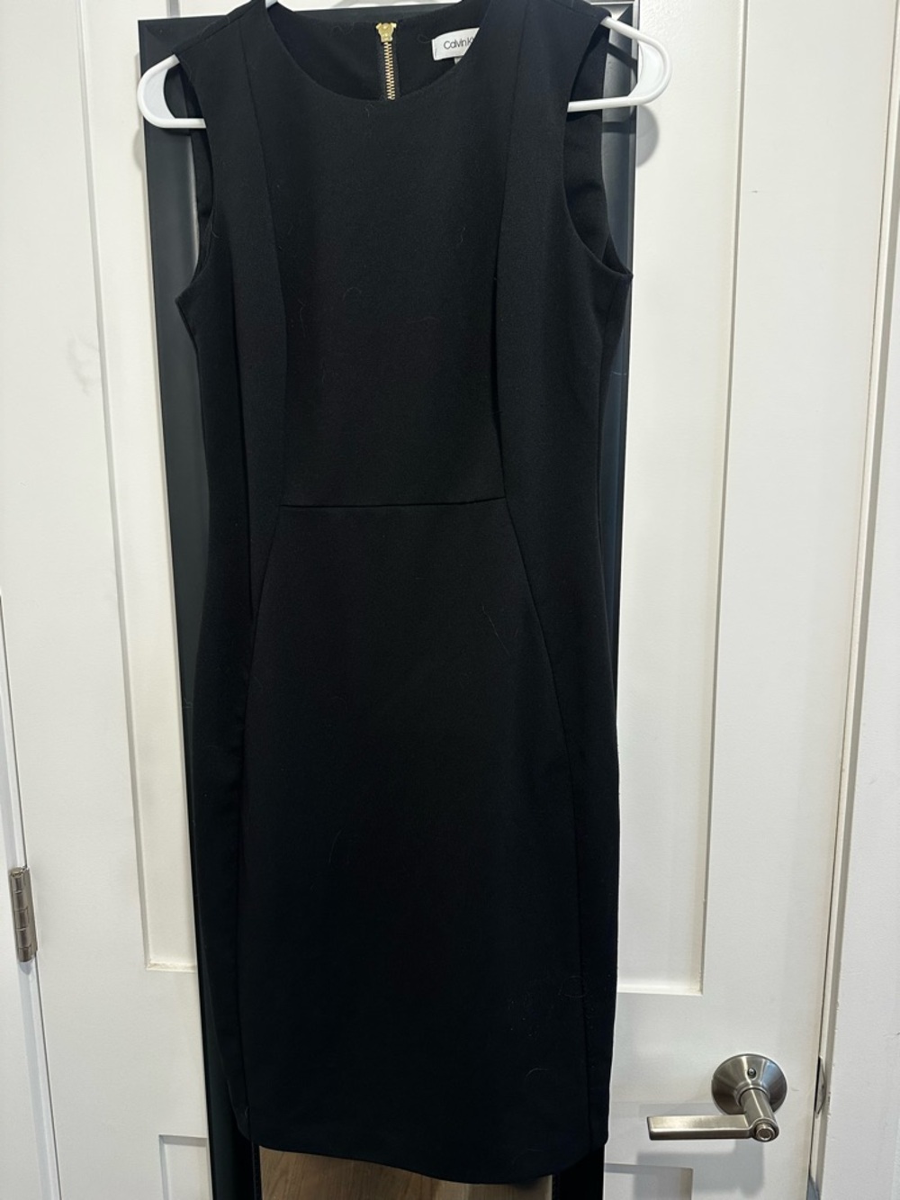 Calvin Klein black office dress